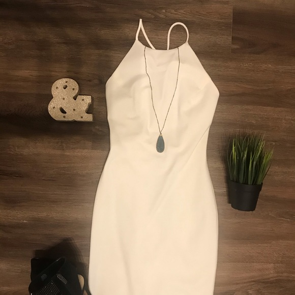 Bless'ed Are the Meek Ivory Fire MIDI Dress - Picture 5 of 12